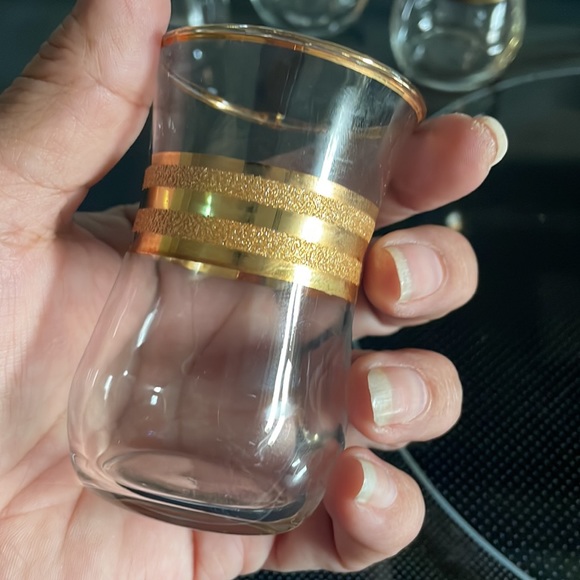 Set of 4 Turkish tea cups - Picture 3 of 3